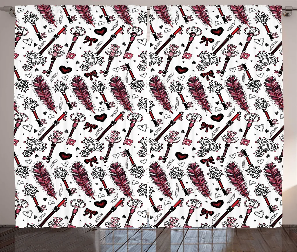 Rideaux opaques et décoratifs 280x225 cm pour masquer vis-à-vis salon
