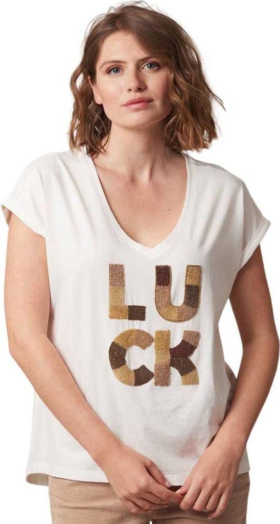 Deeluxe Locky Kurzarm-t-shirt Weiß XS Damen Weiß XS