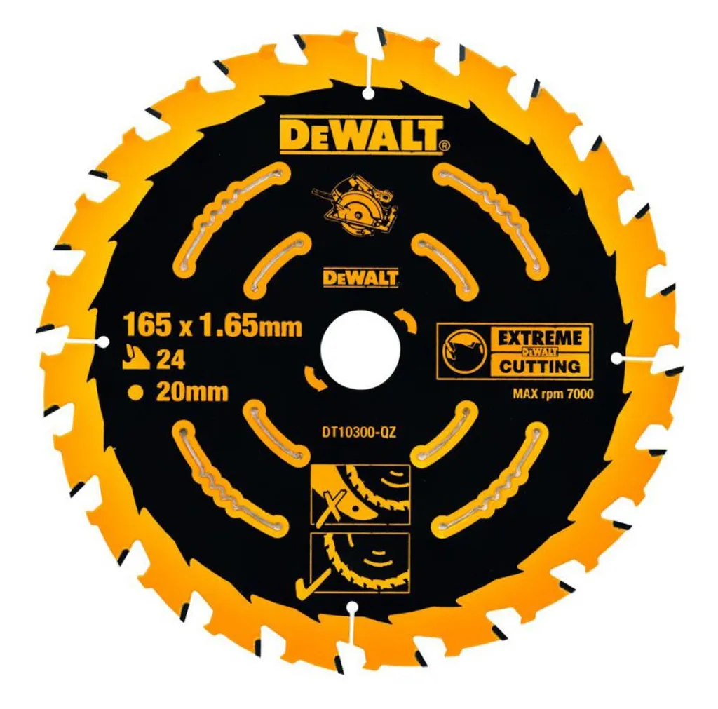 DeWalt 165x20x40Z | Lama Circolare Finitura Legno e Pannelli