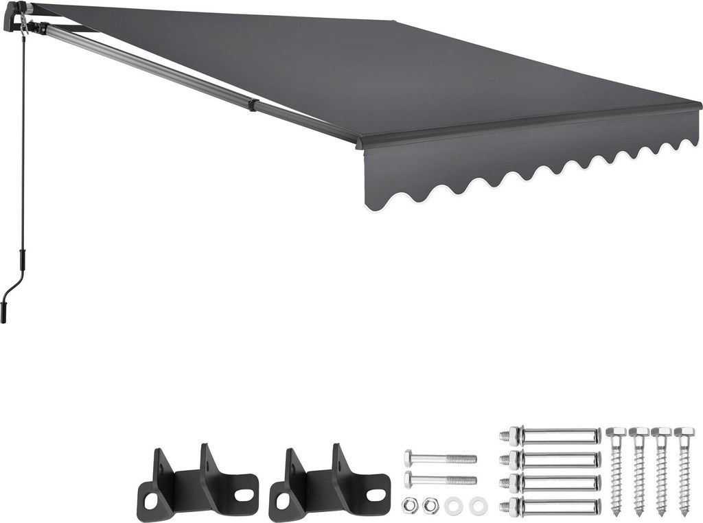 tectake® Gelenkarmmarkise Ornella verschiedene Größen inkl. Produktbild 