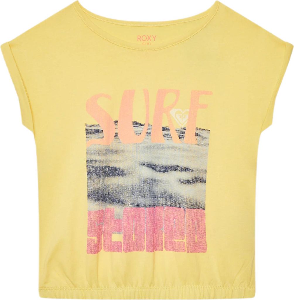 Mädchen-T-Shirt Roxy Everything gelb 128