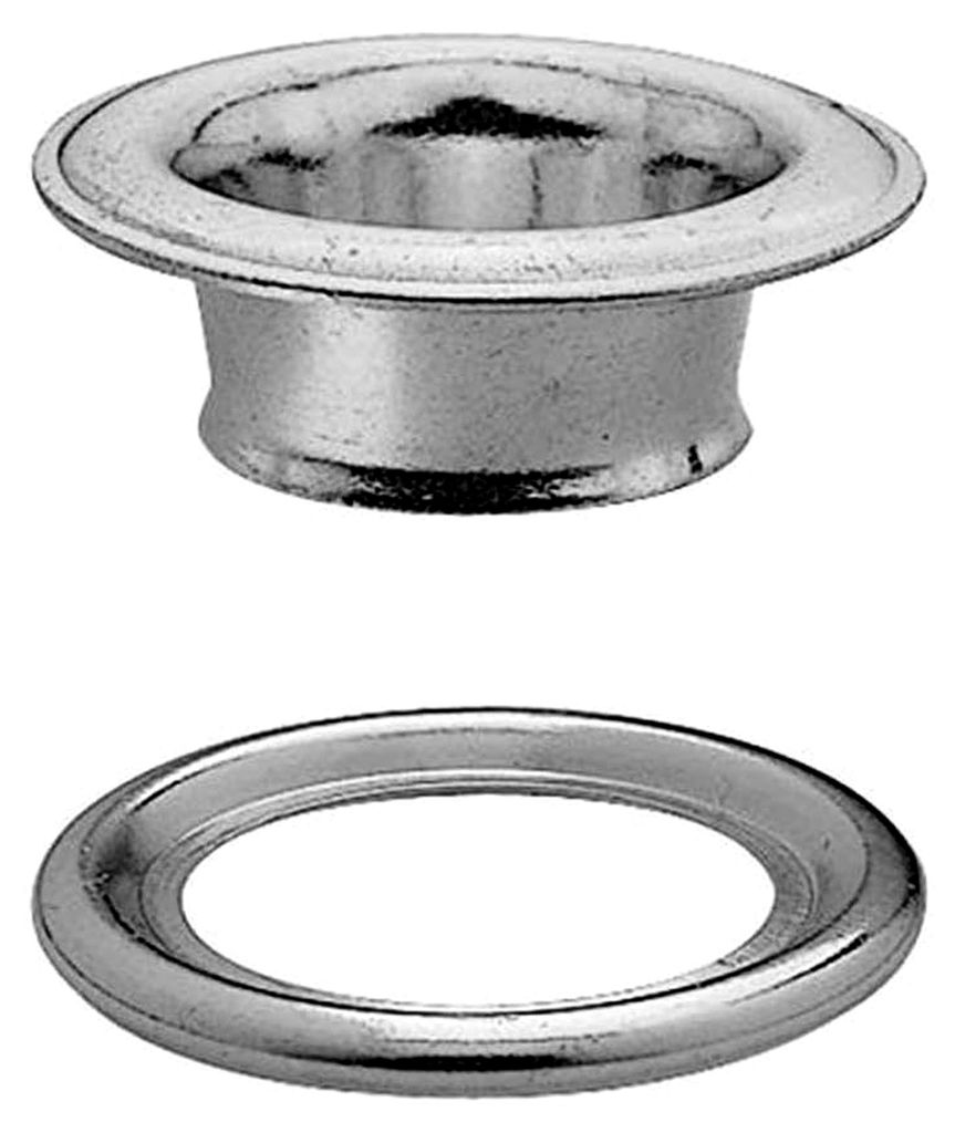 Ösen und Unterlegscheiben, 14,0 mm, silberfarben