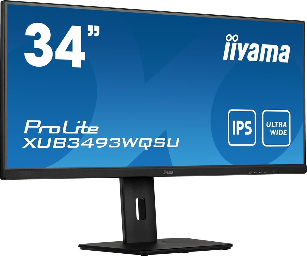 IIYAMA 86,7cm (34") XUB3493WQSU-B5 21:9 2xHDMI+DP+2xUSB I Zdjęcie produktu