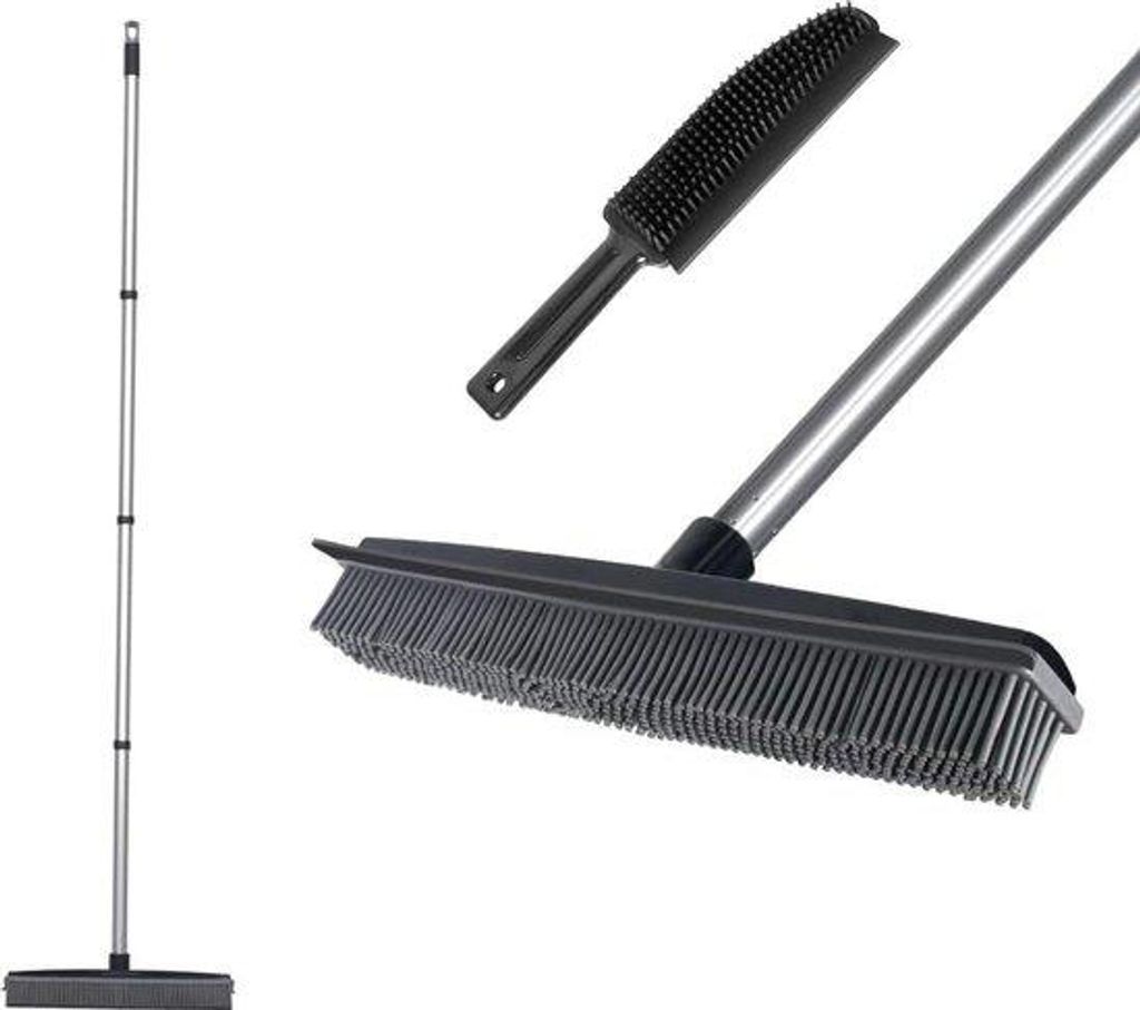 Squeegee-Fur-Tapijtborstel für weiche Böden, Holz und Kacheln