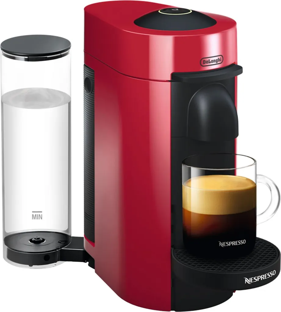 Machine à Café Vertuo Plus Nespresso Rouge 1,2L - Cafetière Capsules - 11