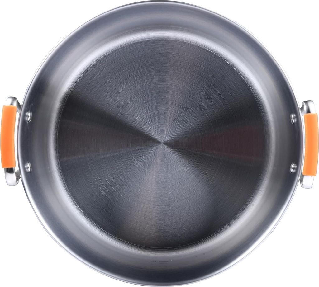 Hochdurchmesser Kochtopf - 28 cm Induktion - kompaktes Deckel
