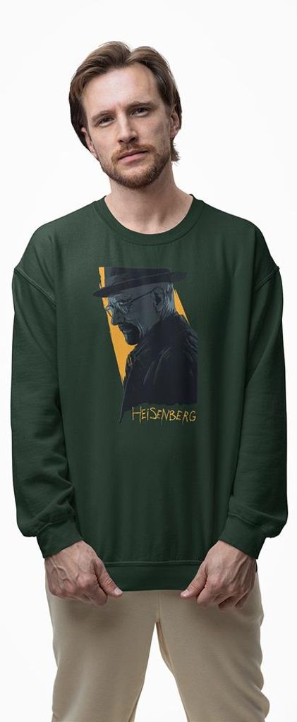 D&B Design Uni Pullover SWMO00013 Breaking Bad Waldgrün-Größe XL