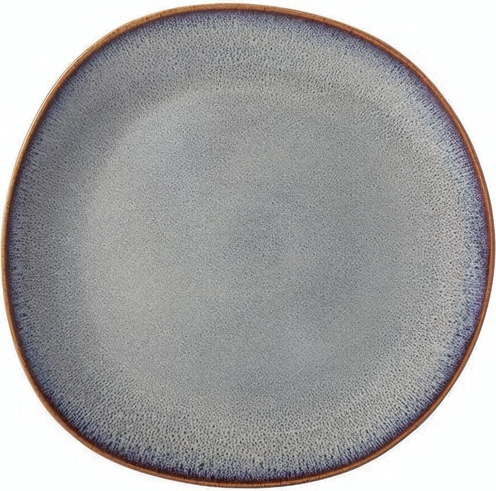 A single plate shown from a top-down perspective on a white background.
