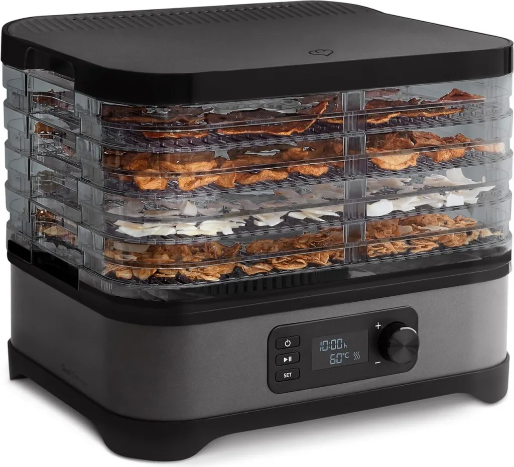 Machine à Sécher les Fruits et Herbes Dora en Acier Inox avec Recettes