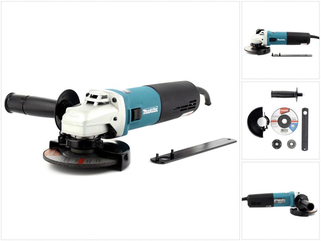 Makita 9565CVR, 12000 RPM, 12,5 cm, Prąd przemienny, 2,2 kg Zdjęcie produktu 