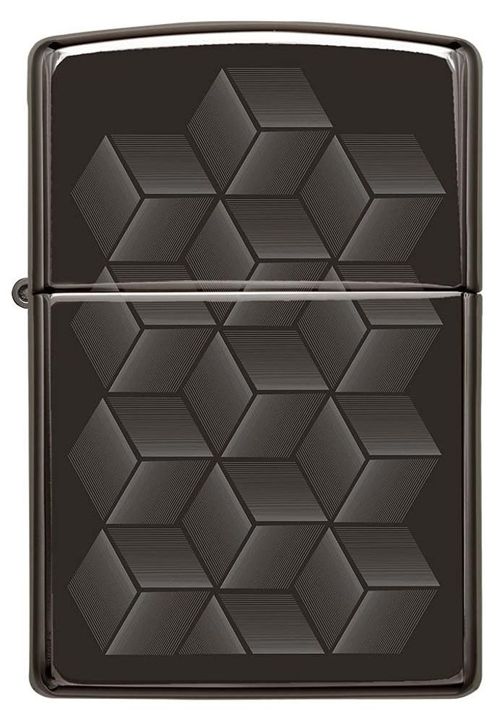 Zippo Sturmfeuerzeug - Geometrische Boxen - High Polish Produktbild 