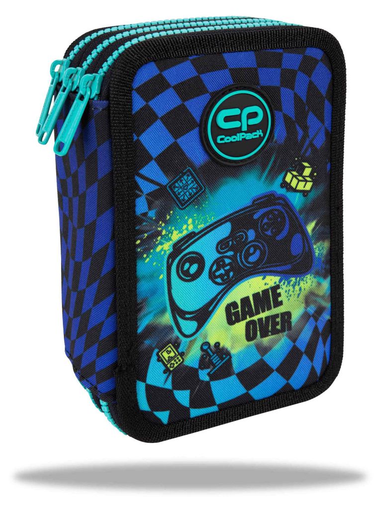 Piórnik potrójny z wyposażeniem Coolpack Jumper 3 Gamer Zdjęcie produktu 