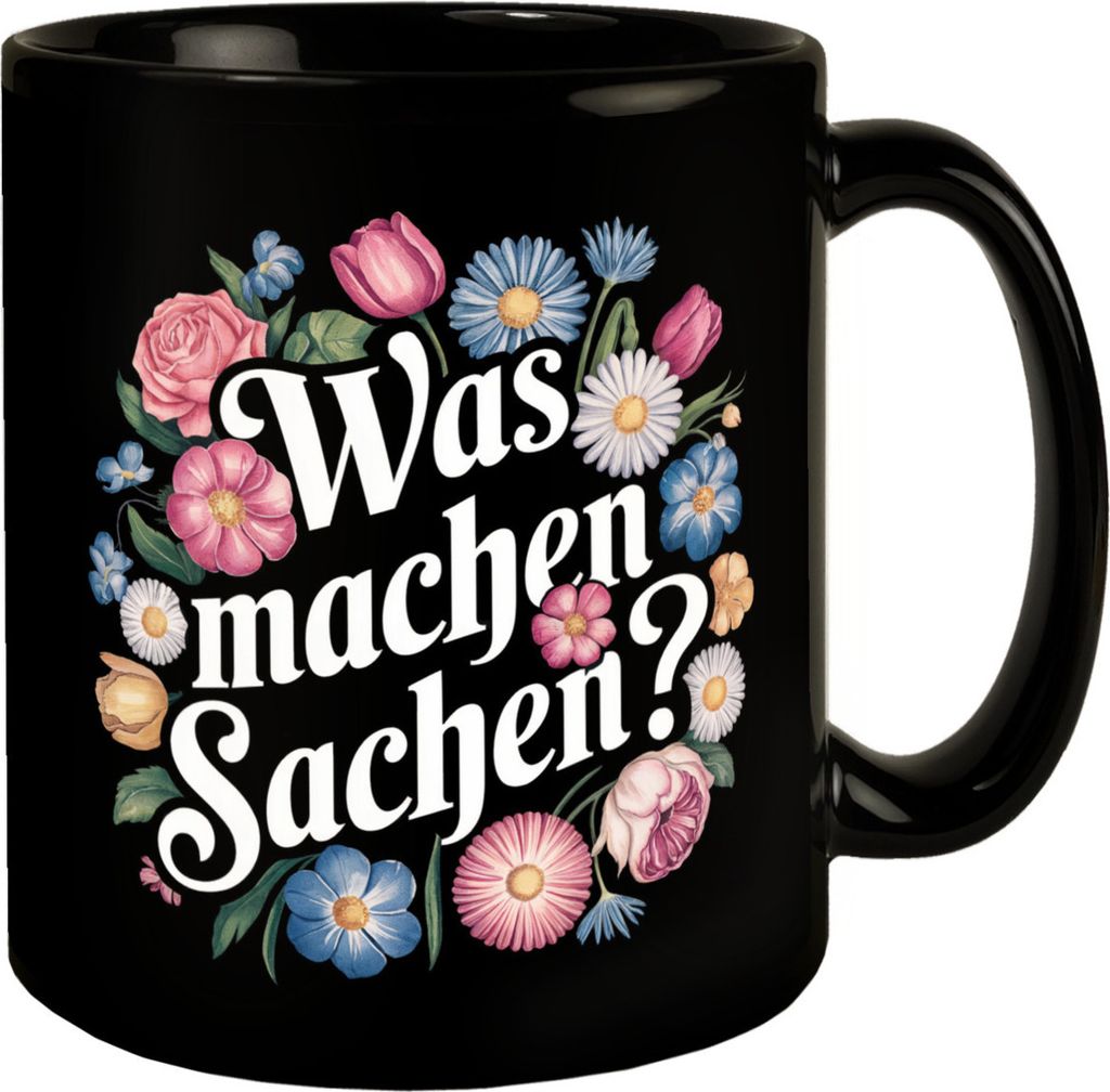 Was machen Sachen Blumensprache Tasse