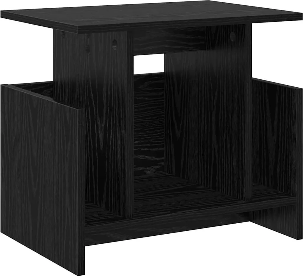 Offerta Mobile Porta TV vidaXL Rovere Nero 50x35x45 cm | Salvaspazio - 1