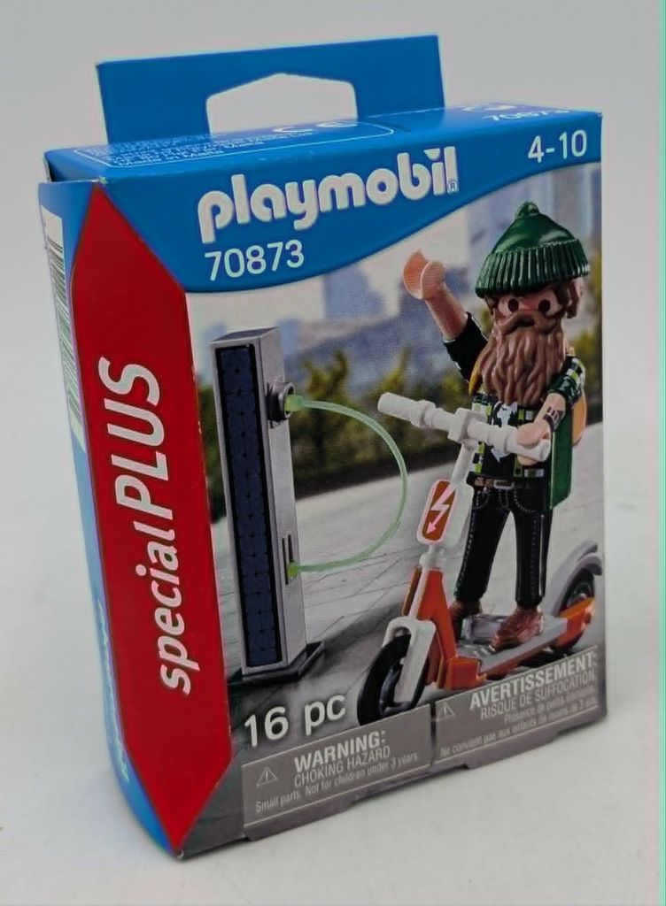 Hipster s e-skútrom Obrázok produktu 