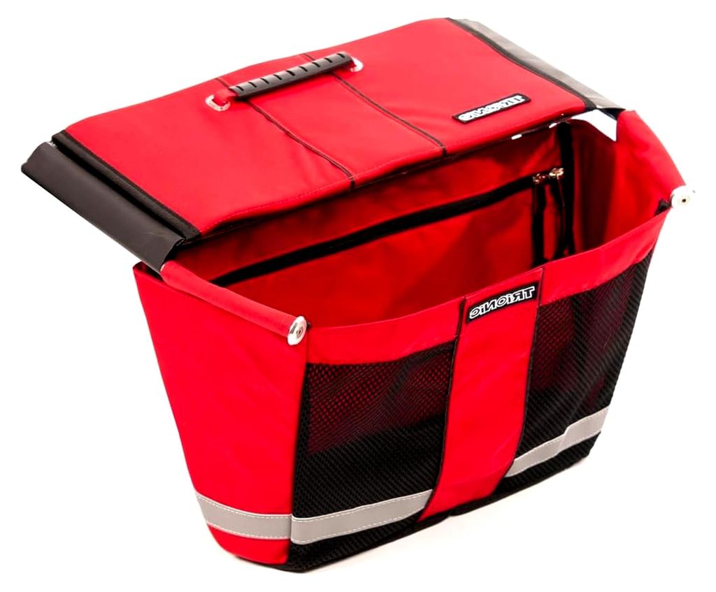 Sitzbezug und Korb für Walker 9 Zoll rot/rot/schwarz