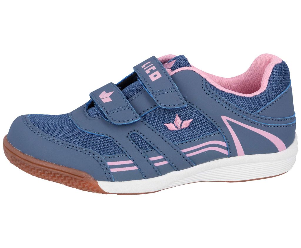 Lico Uni Kinder Active Indoor V Hallenturnschuhe, Grau Rosa, 33 EU