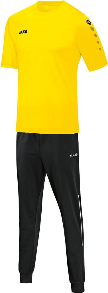 JAKO Herren Trikot Polyesterhose Set KA - 42339272, Farbe:citro, Größe:3XL
