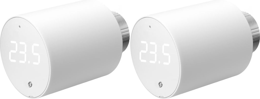 SHELLY Heizkörper-Thermostat BluTRV, 2 Stück, Bluetooth, Zigbee, WLAN