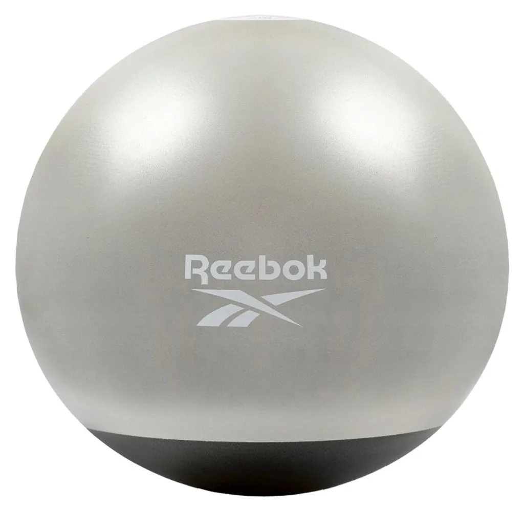 Ballon de gym Reebok PP2988 robuste et antidérapant coloris gris argent