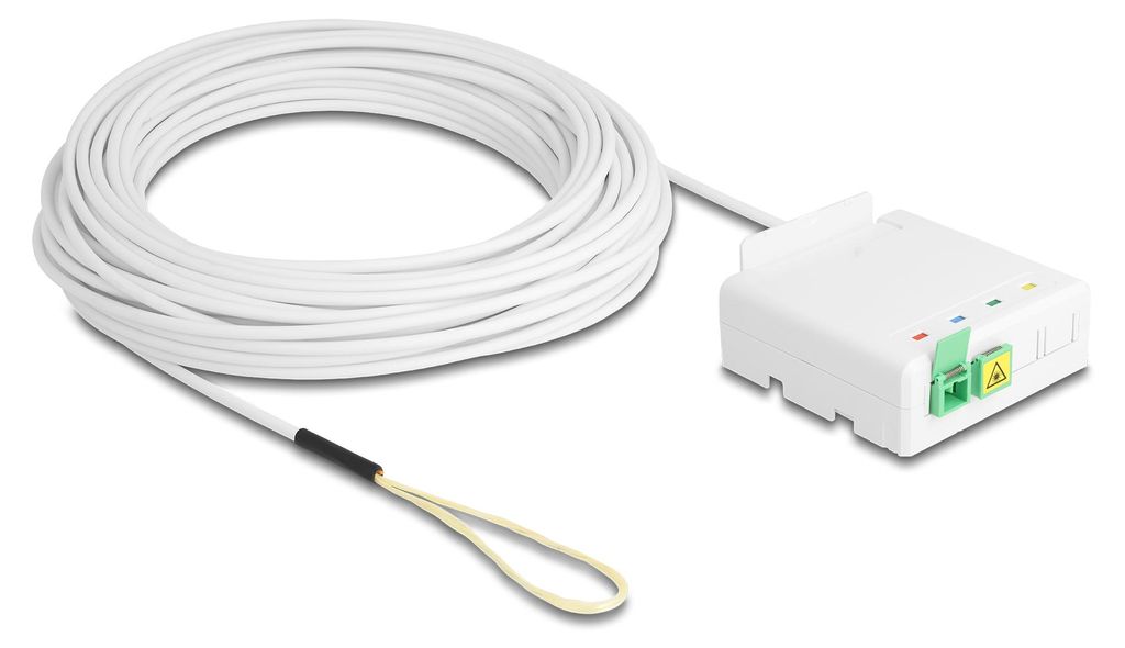 DeLOCK LWL Anschlussdose 2 x SC/APC Simplex mit Produktbild 