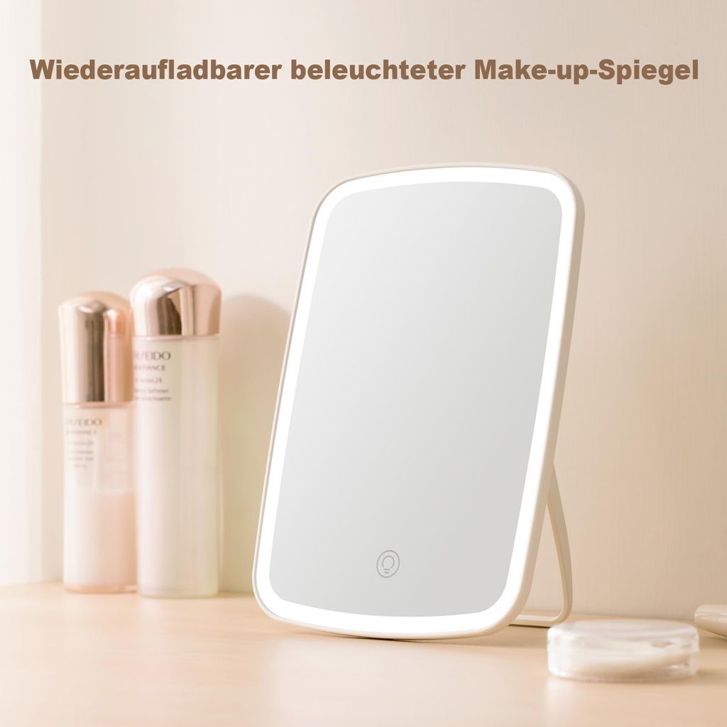 MODFU Kosmetikspiegel Schminkspiegel LED Beleuchtet ,Rasierspiegel, Wandspiegel Badspiegel Spiegel Badezimmerspiegel