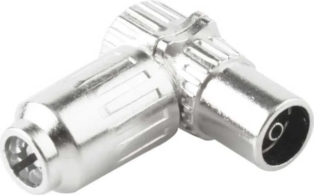 Spina Antenna Onlex Metallo Femmina Argento Taglia Unica Angolo