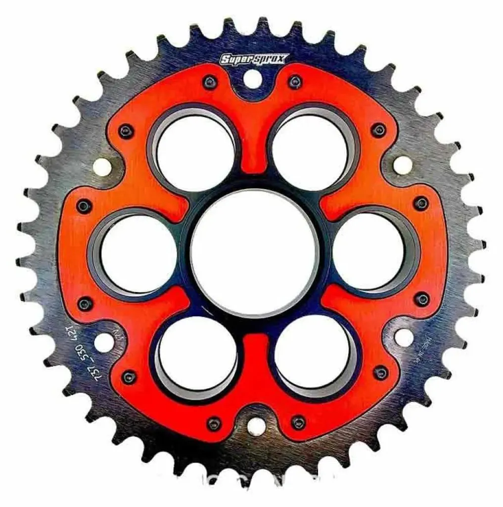 Couronne Anti-usure Supersprox Stealth Ducati 42T Orange RSA737-530-42