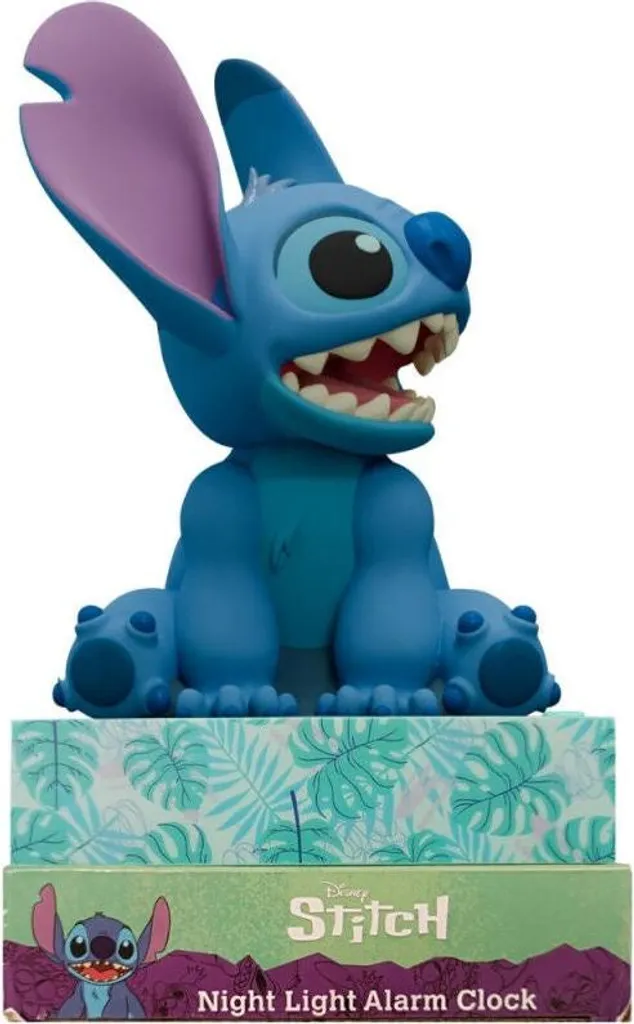 Veilleuse 3D Stitch avec réveil tactile - Effet hologramme 7 couleurs