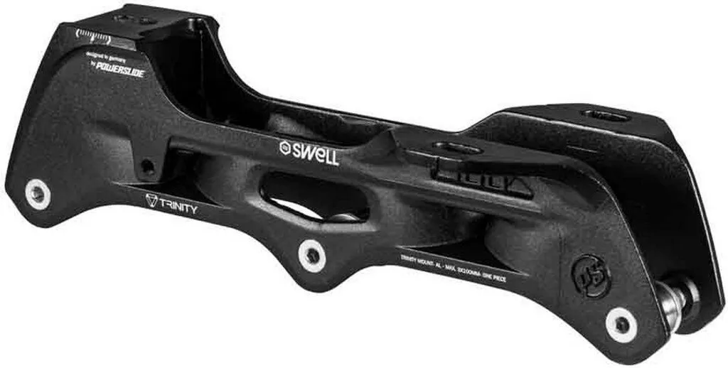 Châssis roller Powerslide Elite 3x110 Trinity en aluminium noir - 3