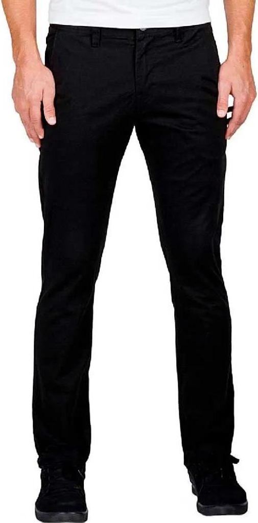 Volcom Frickin Slim Chino Hosen Schwarz 28 Herren Schwarz 28