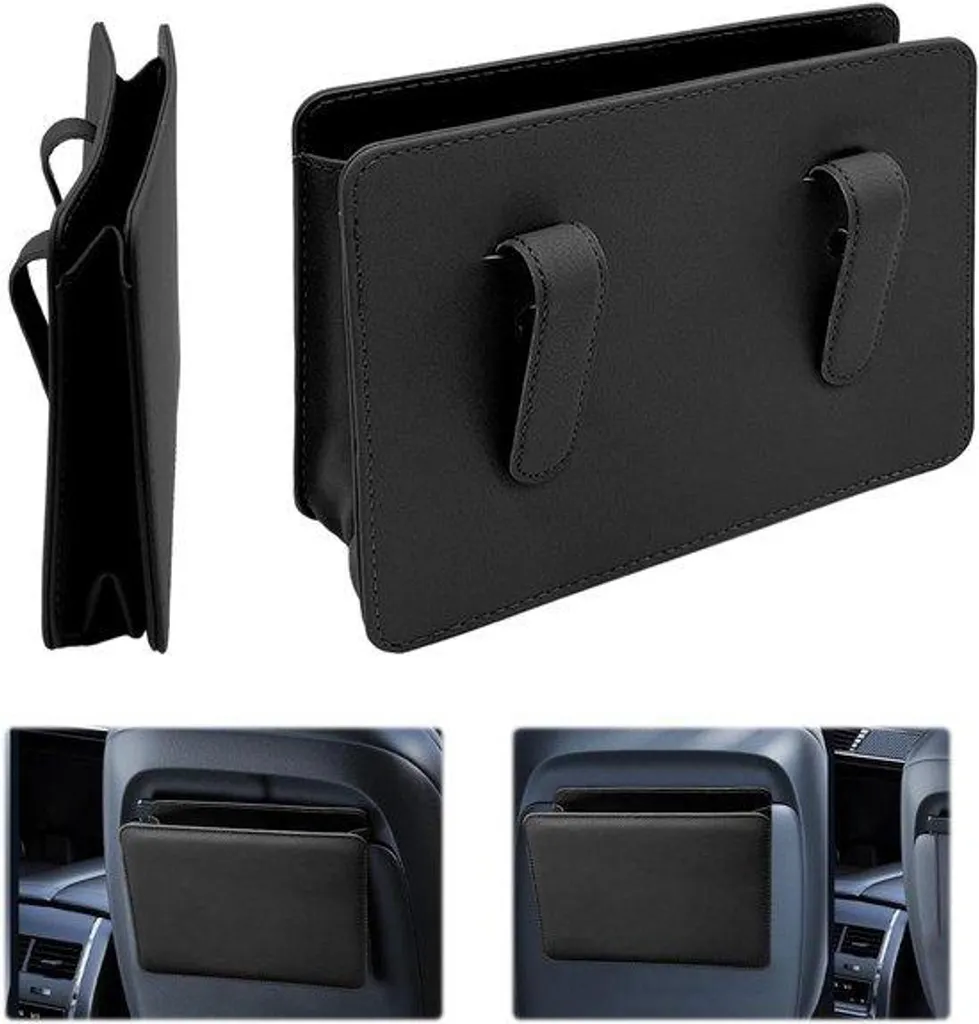 Dites stop au désordre avec cette poubelle de voiture pliable noire