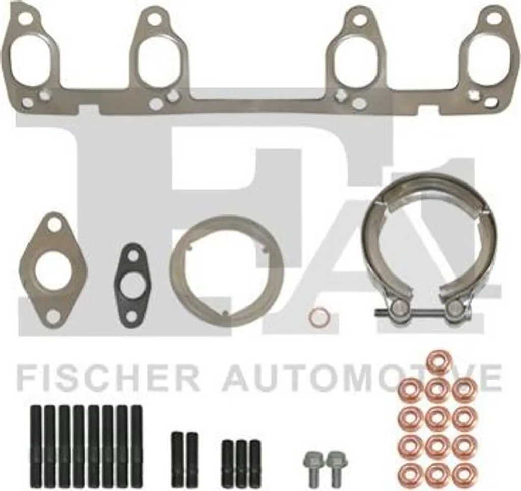 Kit montage turbocompresseur VW 1.9 TDI haute résistance thermique