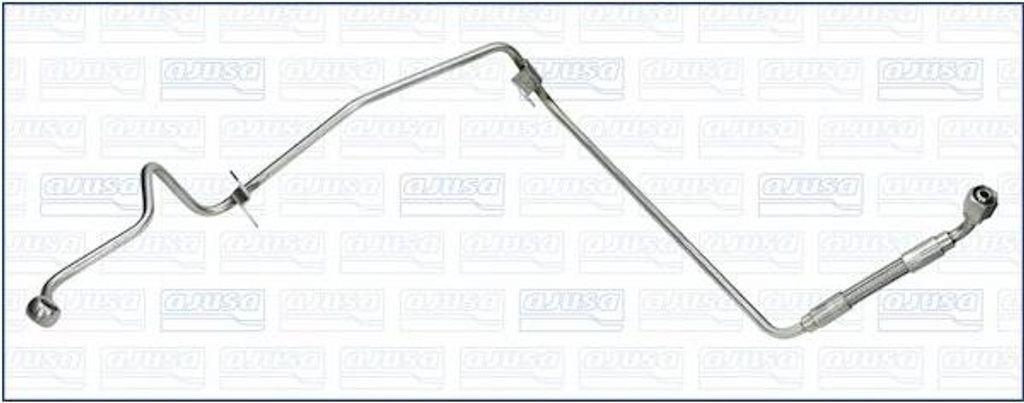AJUSA Ölleitung für Turbolader Ölvorlaufleitung Turbolader OP10070 für VW SHARAN (7M8, 7M9, 7M6) für SEAT Alhambra (7V8, 7V9)
