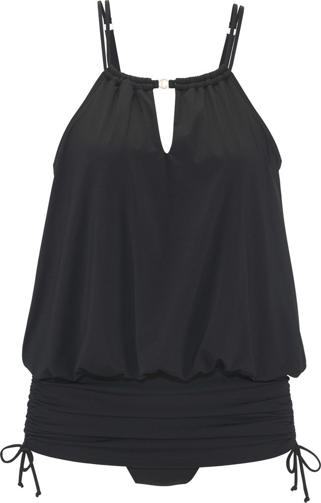 LASCANA Badekleid schwarz Größe 48 Cup A/B