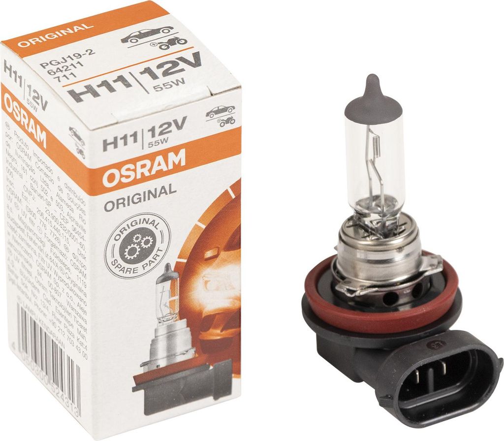 Glühlampe H11 12 V 55W Sockel PGJ19-2 71750483