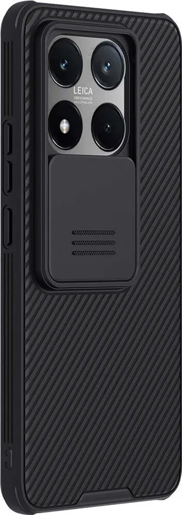 Coque Xiaomi 14T Nillkin CamShield Pro noire avec protection d'objectif