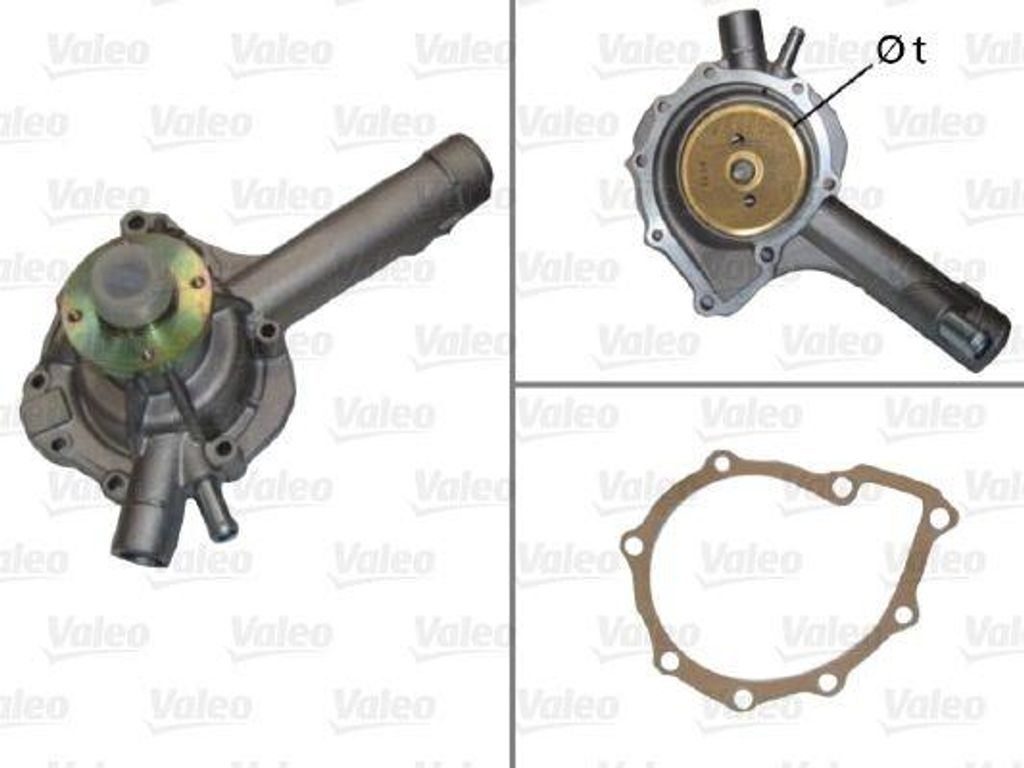 VALEO Kühlmittelpumpe Wasserpumpe für VW LT 28-46 II Kastenwagen (2DA, 2DD, 2DH) 506592