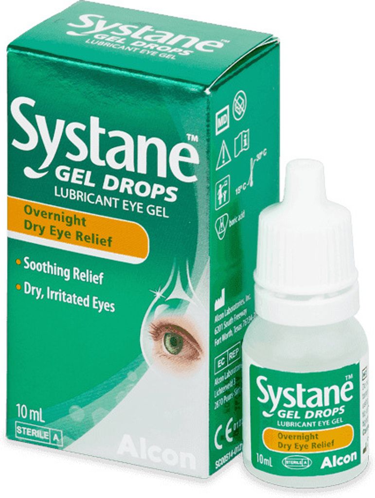 Systane GEL Drops Augentropfen bei trockenen Augen mit Produktbild 