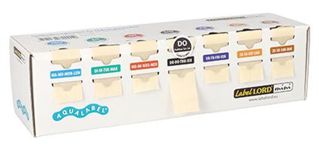 "LabelLord" Etiketten Mini "Aqualabel" haltbar bis