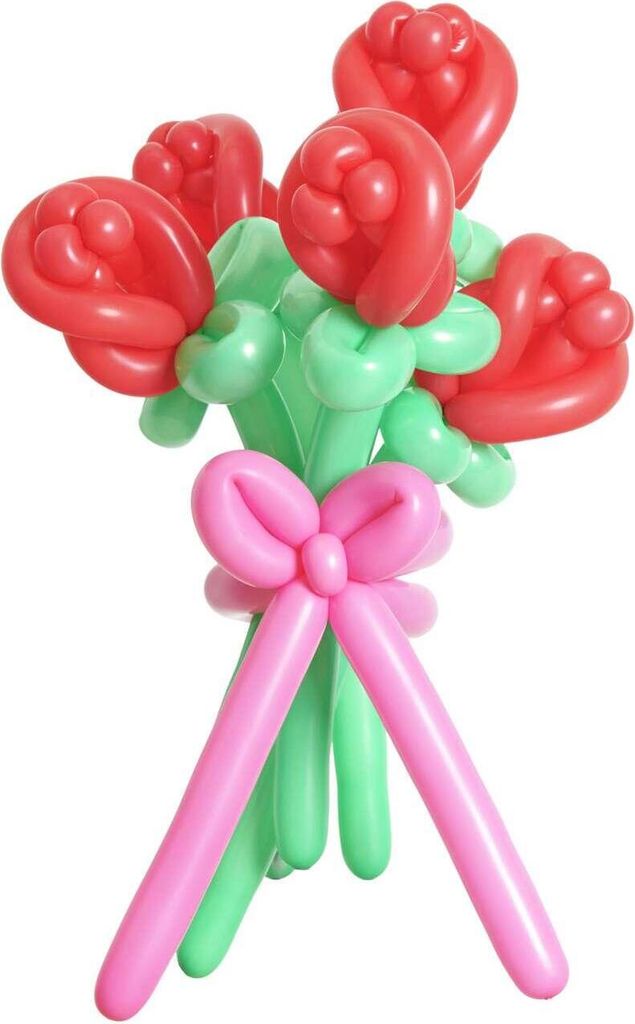 Ballonstrauß Rosen, Rot