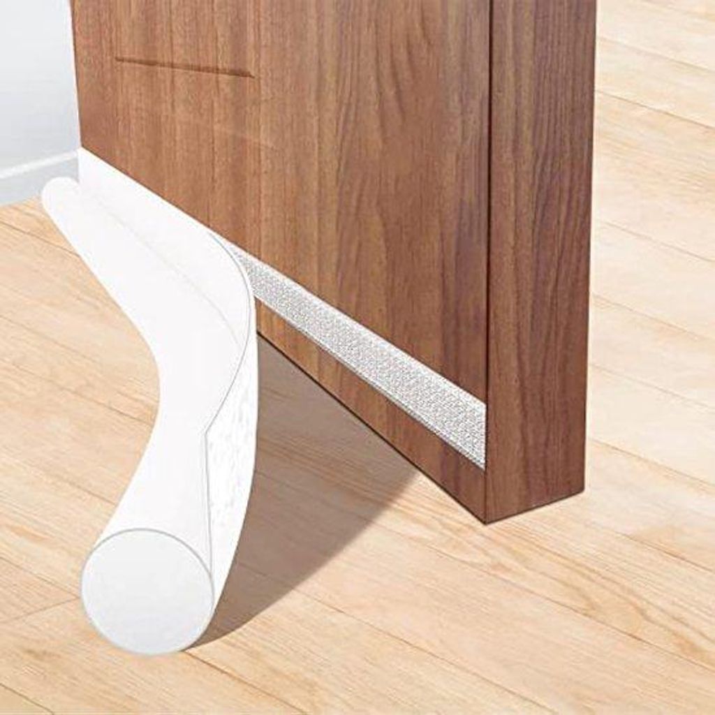 Einseitige Türdichtung, Tür Winddichter, 96cm, Maß, mit selbstklebender Dichtungsstrip, schalldämpfend und winddicht, geeignet für Innen-/Vorz...