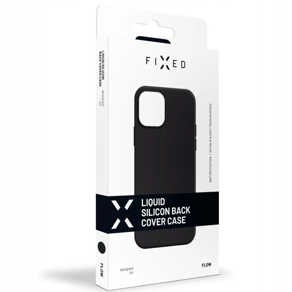 Coque Galaxy A34 5G Antichoc Fixed Flow Noir - Finition Soft Touch Case