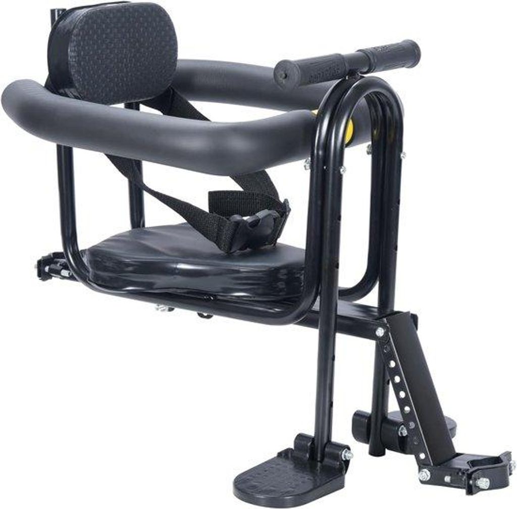 Famanu kinderfietstoeltje met rugleuning en pedalen, Productafbeelding 