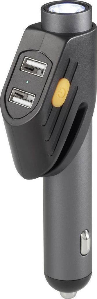 Basetech BT-2357759 BT99 Nothammer Gurtschneider, LED-Leuchte Pkw, Lkw, SUV, Van, Wohnmobile, Bus (L x B x H) 128 x 24 x 45 mm