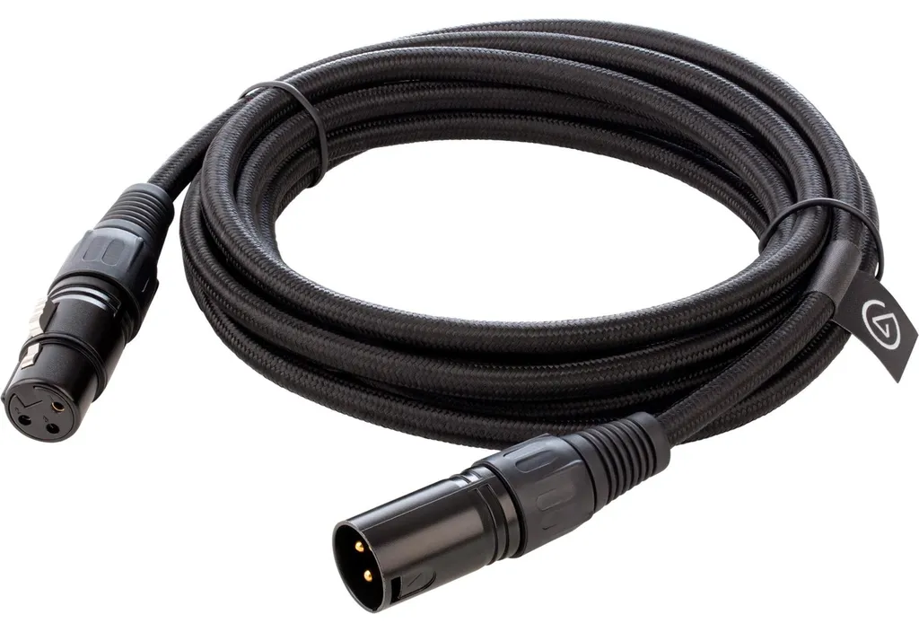 Câble Microphonique XLR Blindé Elgato pour Prise de Son Professionnelle