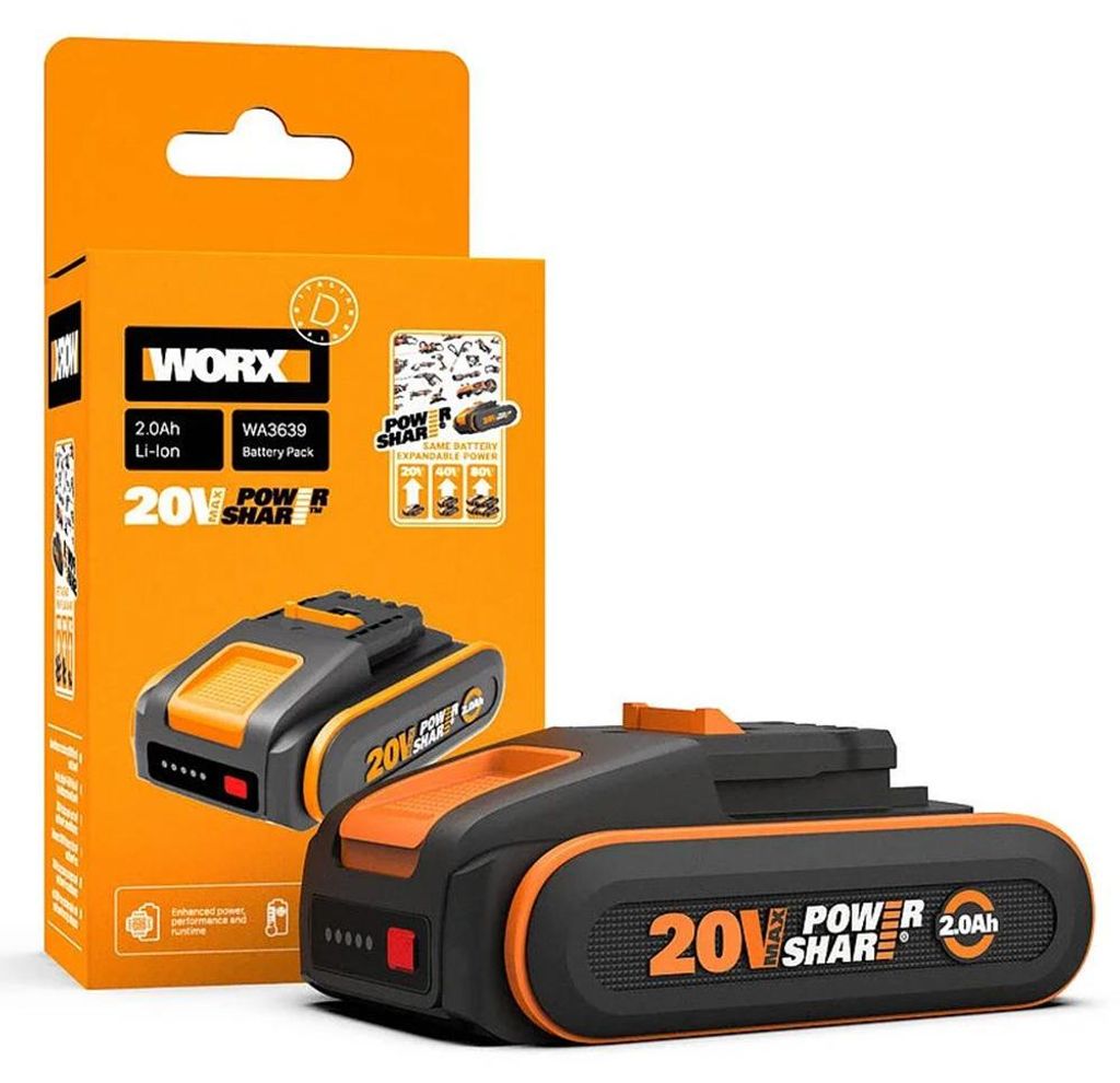 Akumulator Worx Power Share 20V 2Ah (WA3639) Zdjęcie produktu 