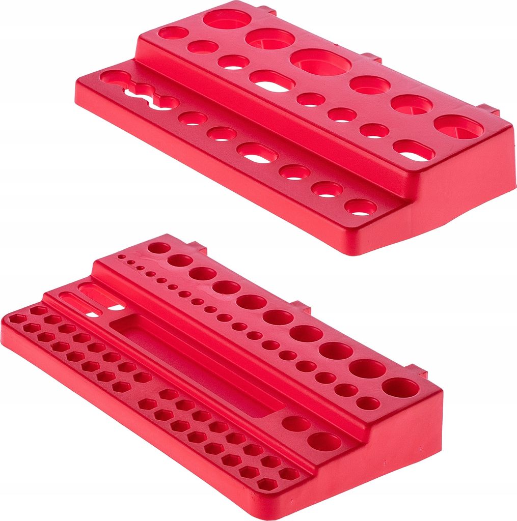 KADAX Werkzeugträger, Wandregal, Werkzeughalter aus PP Kunststoff, Lagersystem für Lochwand, Werkzeu