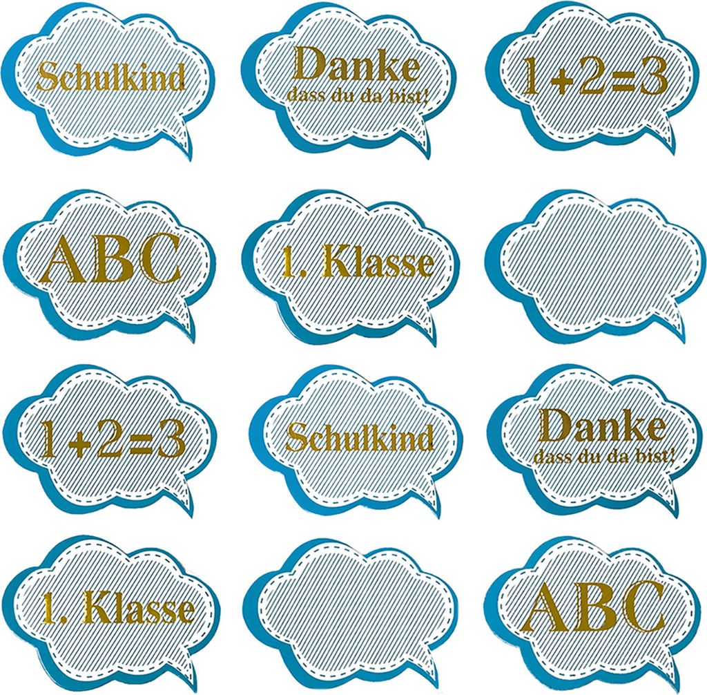 Oblique Unique 12x Konfetti für Schuleinführung Einschulung Produktbild 