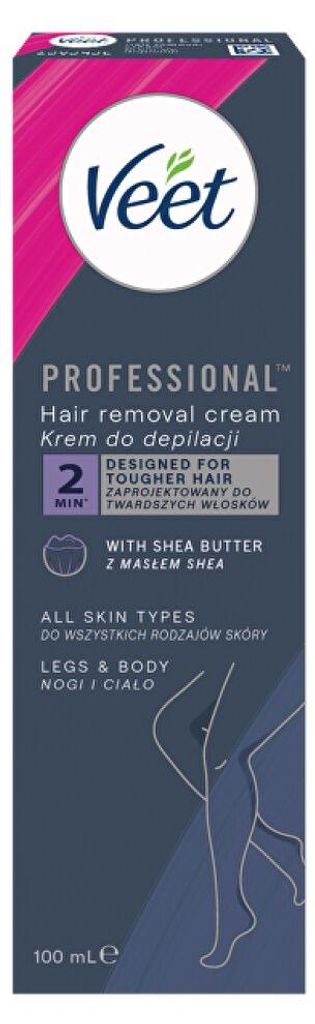 Veet Professionelle Haarentfernungscreme mit Sheabutter, Produktbild 